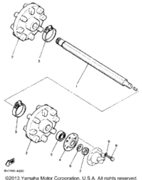 Washer, Conical Spring 1984 PHAZER SE (ELEC START) (PZ480SEH) 90208-22001-00