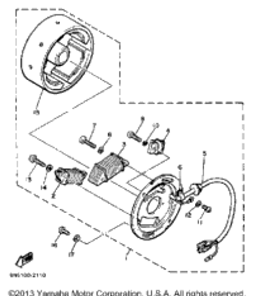 Washer, Plate 1984 SS440 (SS440H) 90201-06043-00