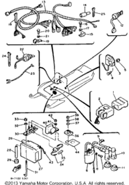 Grommet 1990 XL-V (XL540P) 90480-12067-00