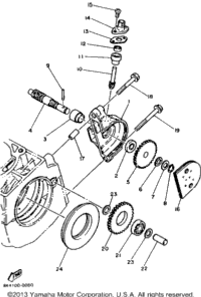 Gasket 1990 XL-V (XL540P) 821-17818-01-00