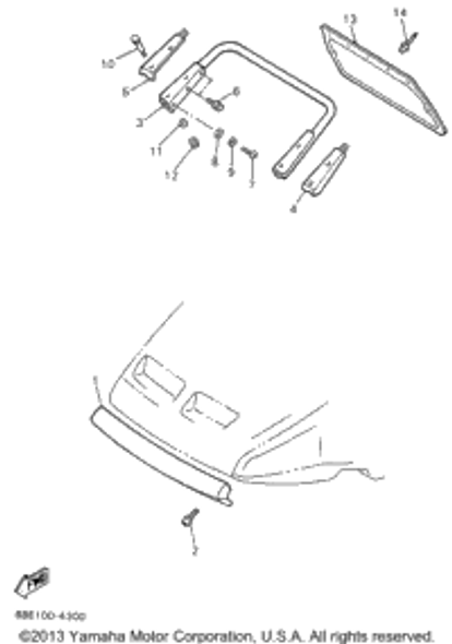 Screw, Bind 1996 OVATION LE (CS340EW) 98907-08020-00