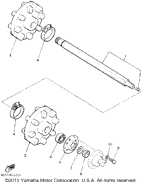 Washer, Conical Spring 1992 PHAZER II ST (PZ480STS) 90208-22001-00