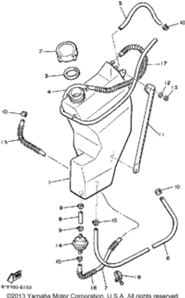 Clamp 1989 INVITER (CF300N) 90464-16039-00