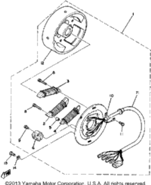 Washer, Plate 1979 ET250C 90201-06043-00