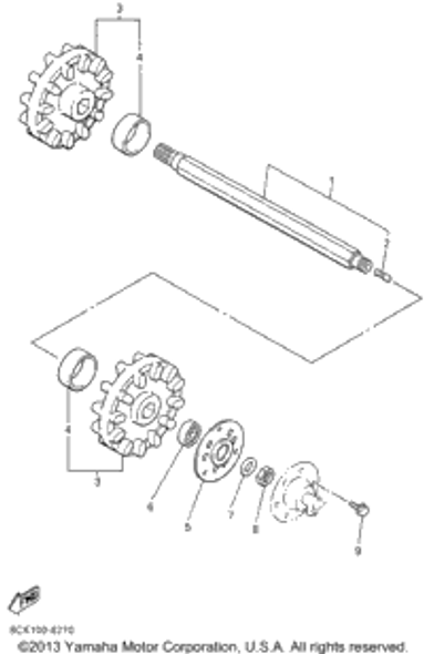 Washer, Conical Spring 1996 VENTURE TR (VT480TRW) 90208-22001-00