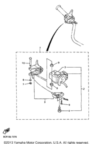 Screw, Tapping 1998 VMAX 600 XTC (VX600XTCB) 97707-30614-00