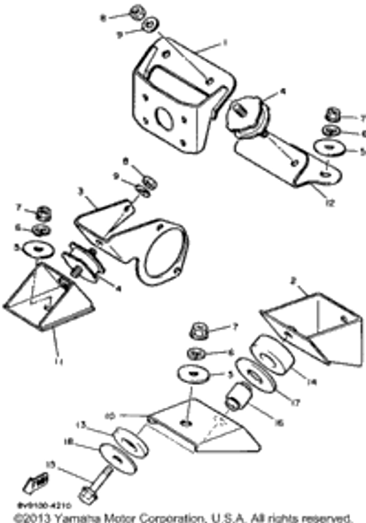 Washer, Plate 1984 SRV (SR540H) 90201-10321-00