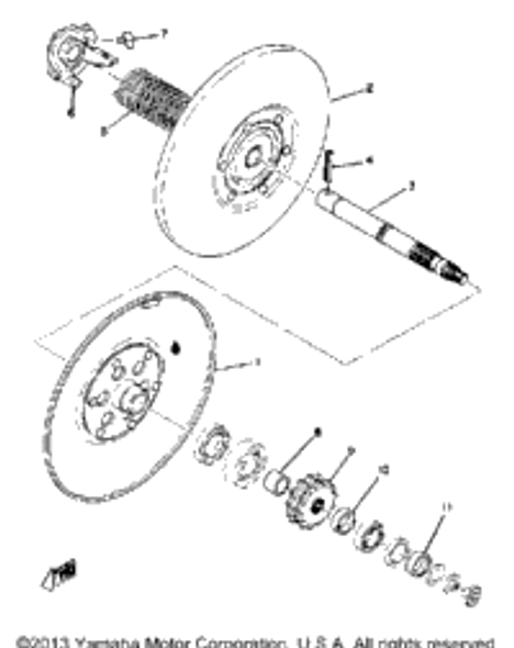 Shoe, Ramp 1974 SL338F 801-17688-10-00