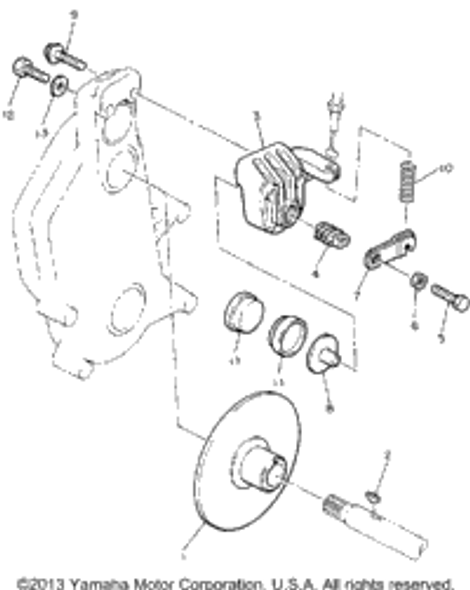 Bolt, Flange 1992 OVATION LE (CS340ES) 95811-10050-00