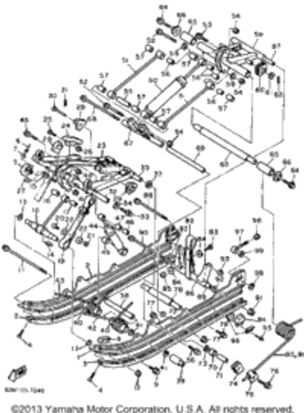 Washer, Plate 1987 EXCITER (EX570L) 90201-140L2-00