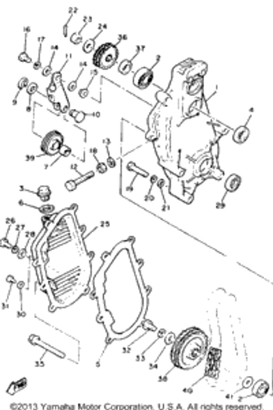 Washer, Plate 1984 SRV (SR540H) 90201-10322-00