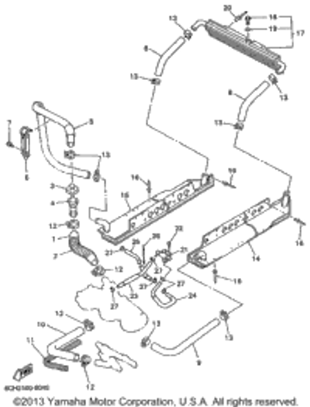 Bolt, Flange 1998 VMAX 700 SX (VX700SXB) 95807-06014-00