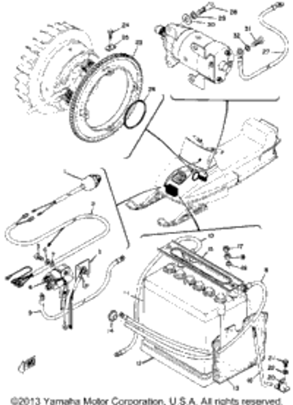 Washer, Spring 1974 TL433F 92990-10100-00