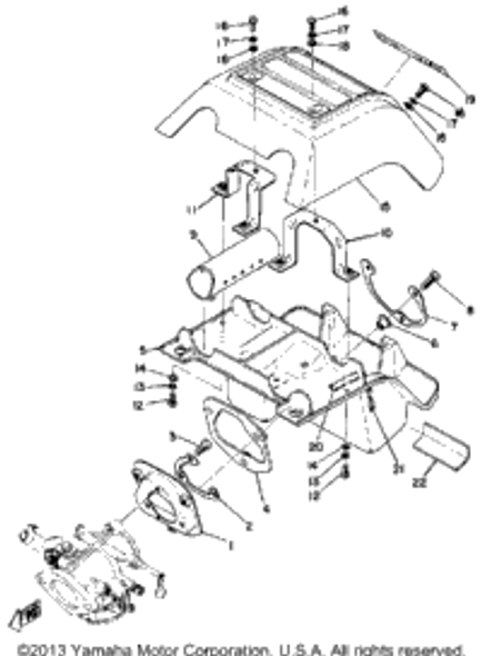 Bolt, Socket Head 1974 TL433F 91316-08030-00