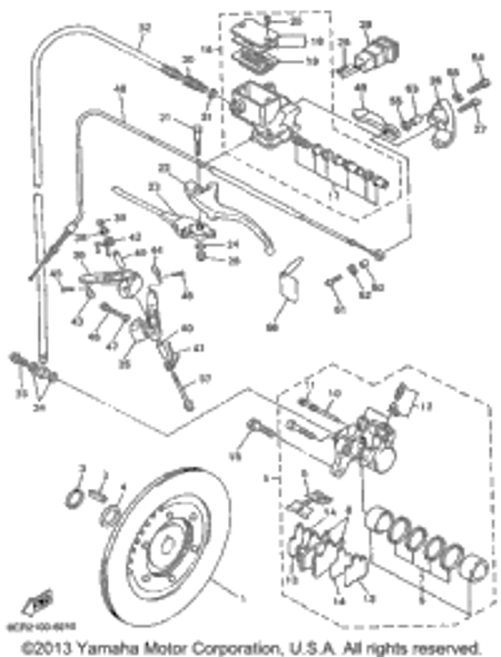 Washer, Plate 1998 VMAX 700 SX (VX700SXB) 90201-08403-00