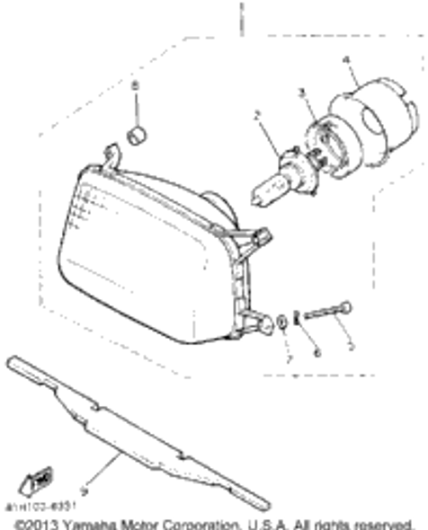 Washer, Special 1992 PHAZER II (PZ480S) 8V0-84327-00-00