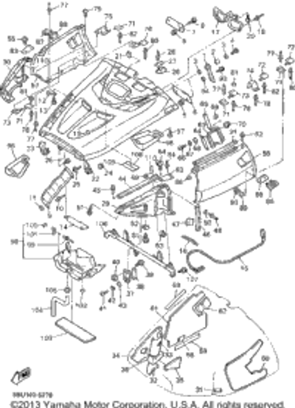 Nut, Spring 1995 VMAX-4 800 (VX800V) 90183-06023-00