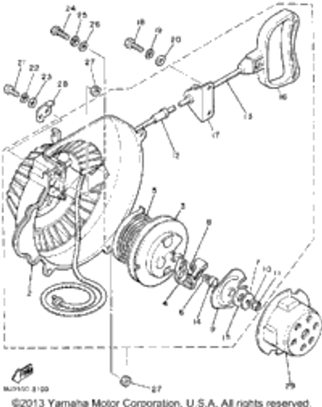 Washer, Thrust 1987 BRAVO T (LONG TRACK) (BR250TL) 8G5-15739-00-00