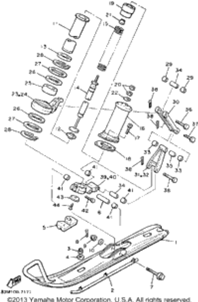 Bolt, Washer Based 1989 INVITER (CF300N) 90105-10438-00