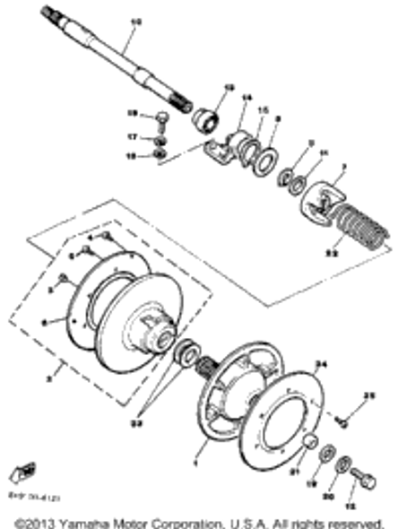 Circlip 1984 PHAZER SE (ELEC START) (PZ480SEH) 93440-34170-00