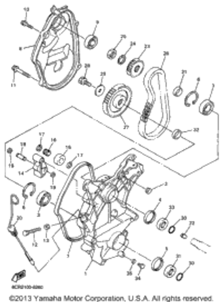 Nut 1998 VMAX 600 XTC (VX600XTCB) 90179-10679-00