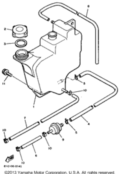 Hose 1990 XL-V (XL540P) 90446-09068-00