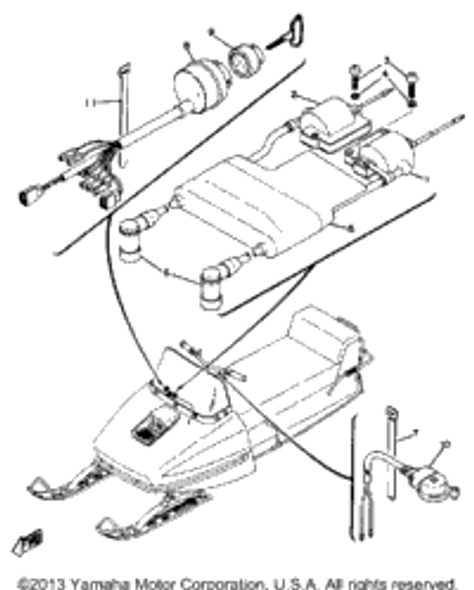 Band, Switch Cord 1970 SW396 437-83936-01-00