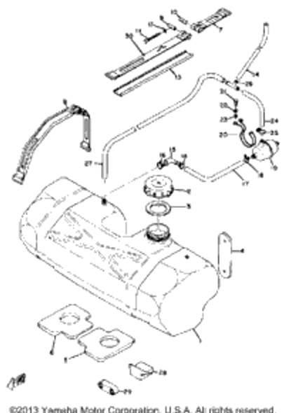 Clamp, Hose 1969 SL338 90460-11002-00