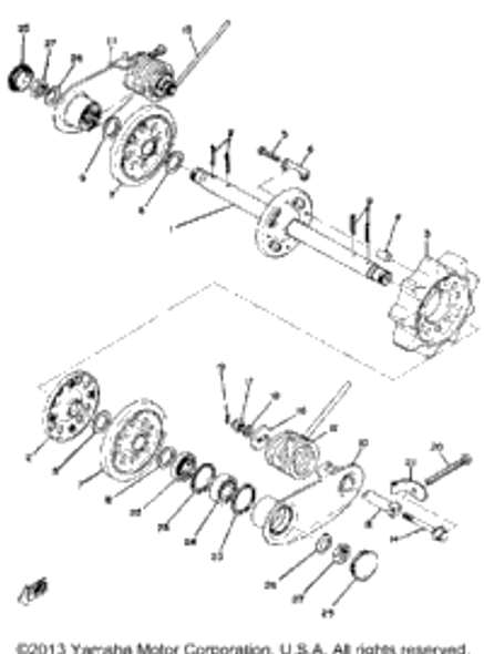 Pin, Cotter 1974 TW433F 91401-30030-00