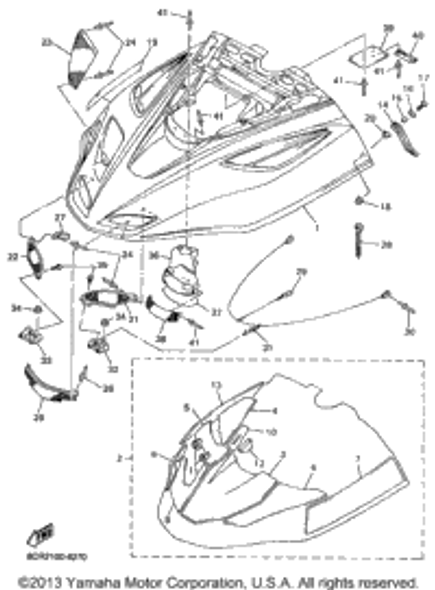 Collar 1998 VMAX 600 XTR (ELEC START+REVERSE) (VX600XTRB) 90387-06241-00