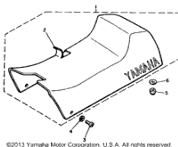 Washer, Plate 1984 SRV (SR540H) 90201-08748-00