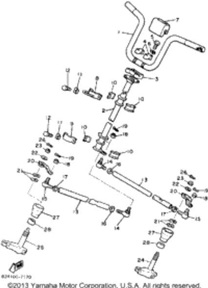 Nut 1987 BRAVO T (LONG TRACK) (BR250TL) 90170-10186-00