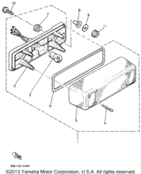 Screw, Tapping 1997 VMAX-4 800 (VX800A) 97780-40130-00