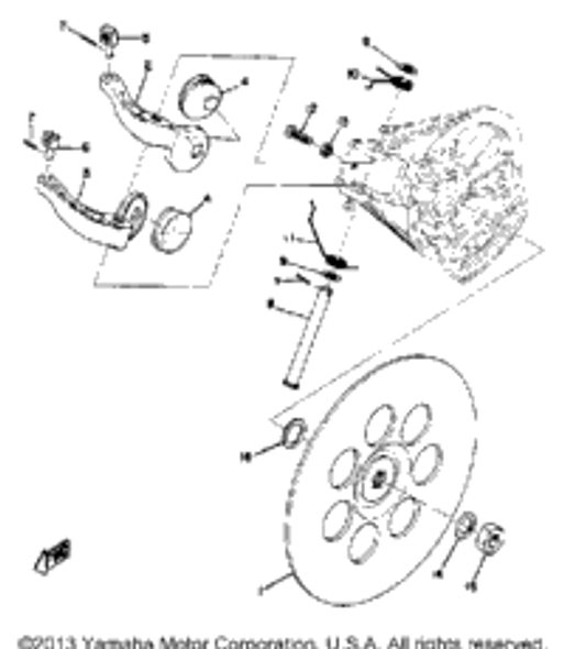 Washer, Spring 1974 SL433F 92901-12100-00