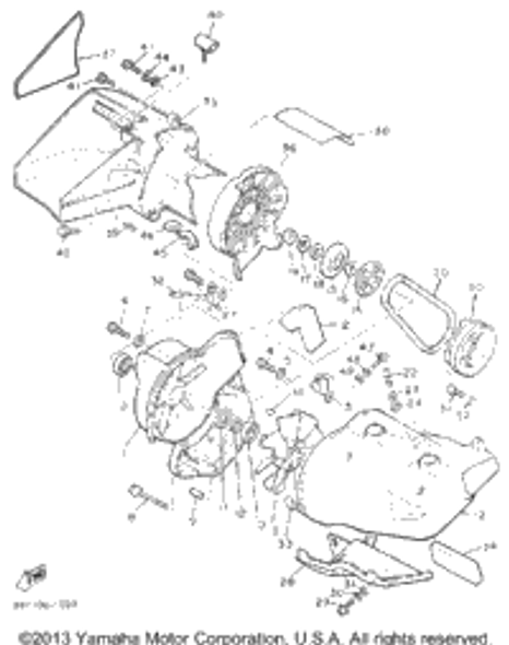 Damper, Shroud 6 1992 VENTURE XL (VT480S) 8Y0-12679-00-00