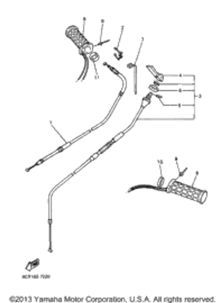 Nut 1998 VMAX 600 SXS (OHLINS FR SHOCKS) (VX600SXSB) 8G8-26333-00-00