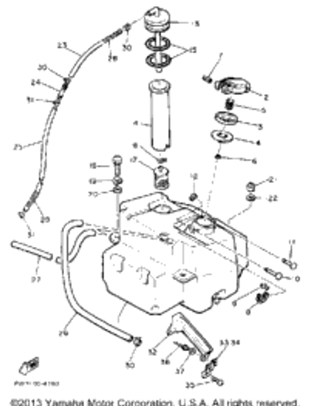 Spring, Compression 1984 EXCEL III (EC340H) 90501-20130-00