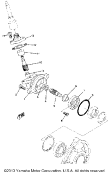 Screw, Pan Head 1973 EL433B 98580-05012-00