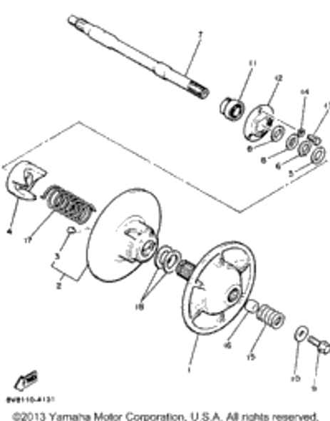 Washer, Plate (T=05) UR1984 SRV (SR540H) 90201-222F0-00