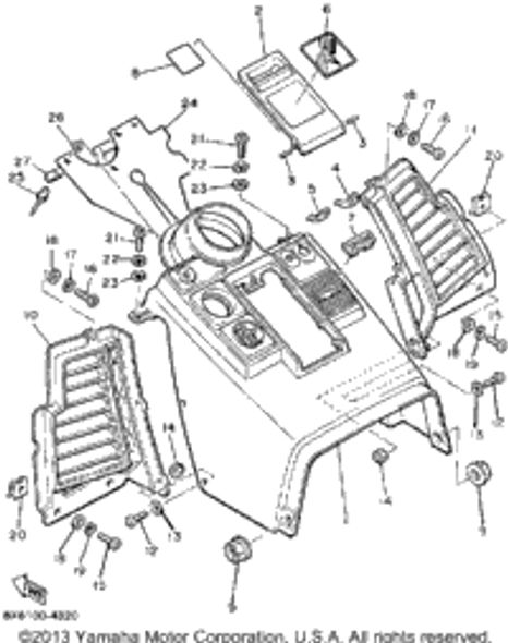 Washer, Plate 1984 V-MAX (VMX540H) 90201-05725-00