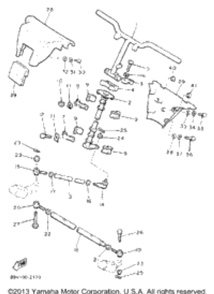 Nut, Nylon 1992 VENTURE XL (VT480S) 95706-10300-00