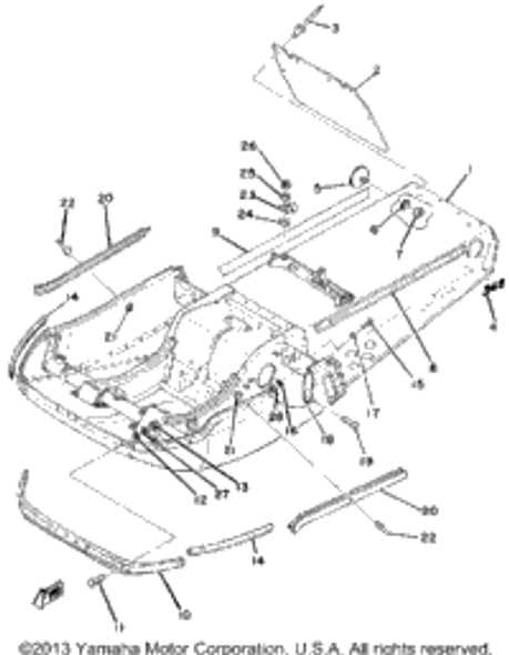 Screw, Binding 1979 ET340C 90154-05059-00