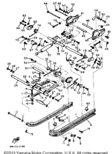 Washer, Plate 1983 EC340G 90201-065F3-00