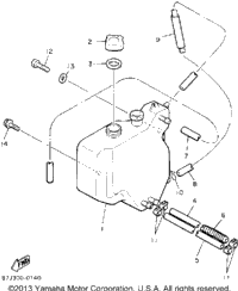 Gasket 1992 PHAZER II (PZ480S) 90430-31003-00