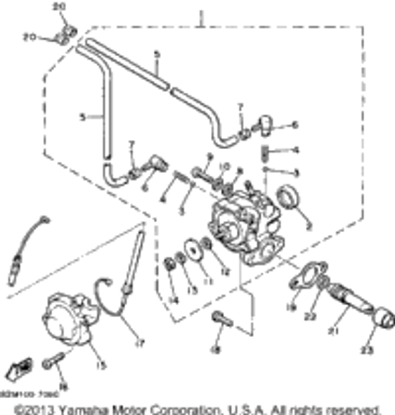 Gasket 1987 EXCITER (EX570L) 90430-04004-00