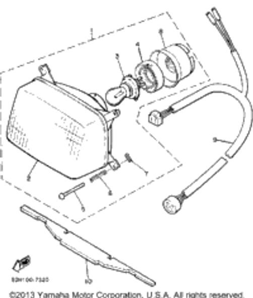 Clip 1987 ENTICER 340 (ET340L) 8K4-84374-00-00