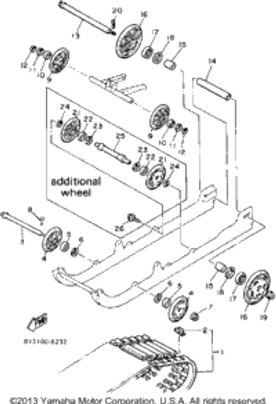 Circlip 1987 EXCEL III (EC340L) 99009-20400-00