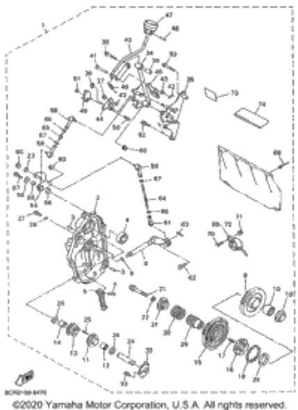 Bolt, Flange 1998 VMAX 700 SX (VX700SXB) 95827-06035-00