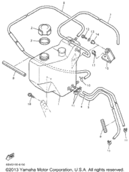 Clip 1996 VENTURE XL (VT480W) 90467-08017-00