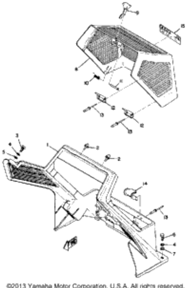 Washer, Plate 1973 EL433B 90201-062A8-00